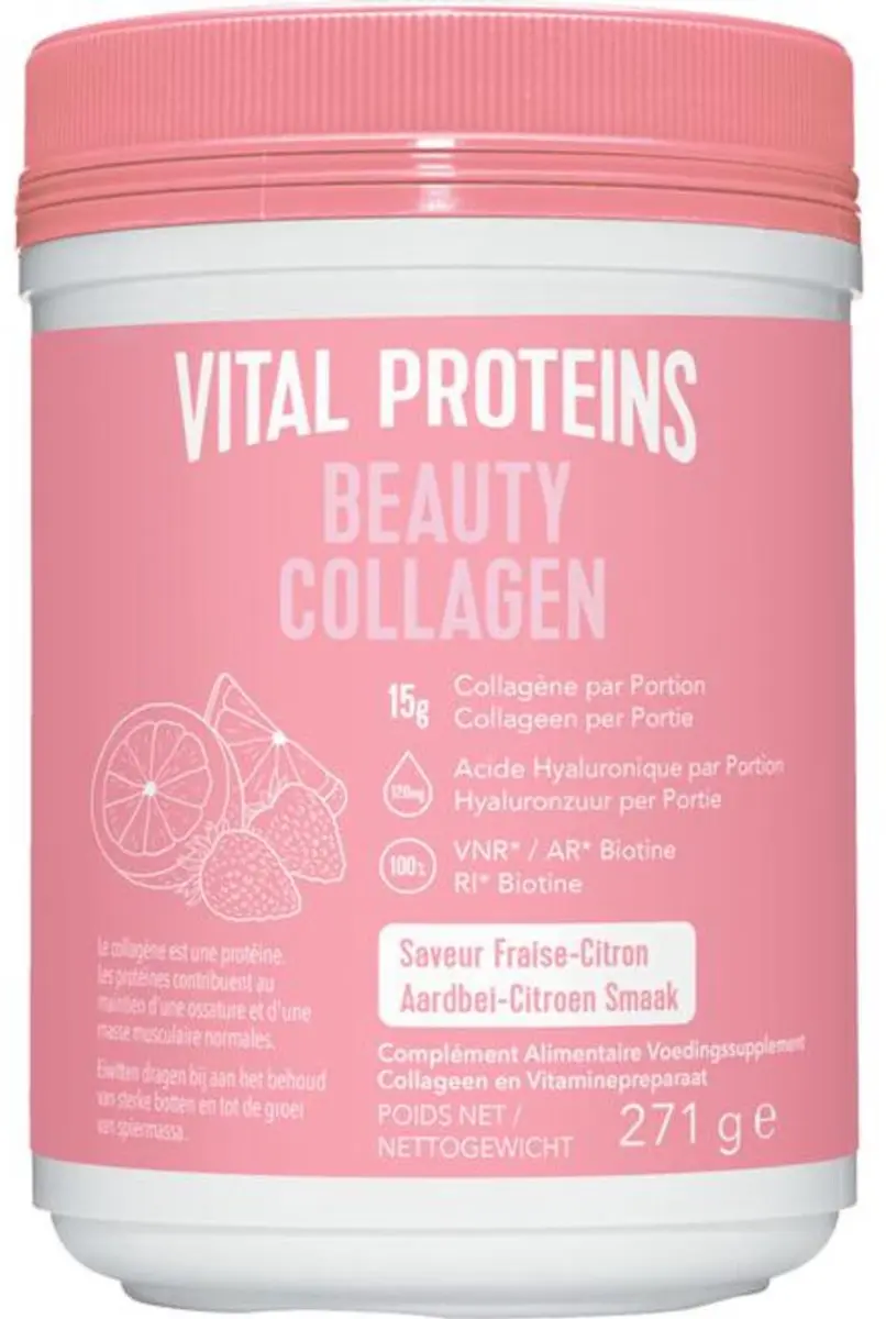 Vital Proteins Beauty Collageen Aardbei Citroen