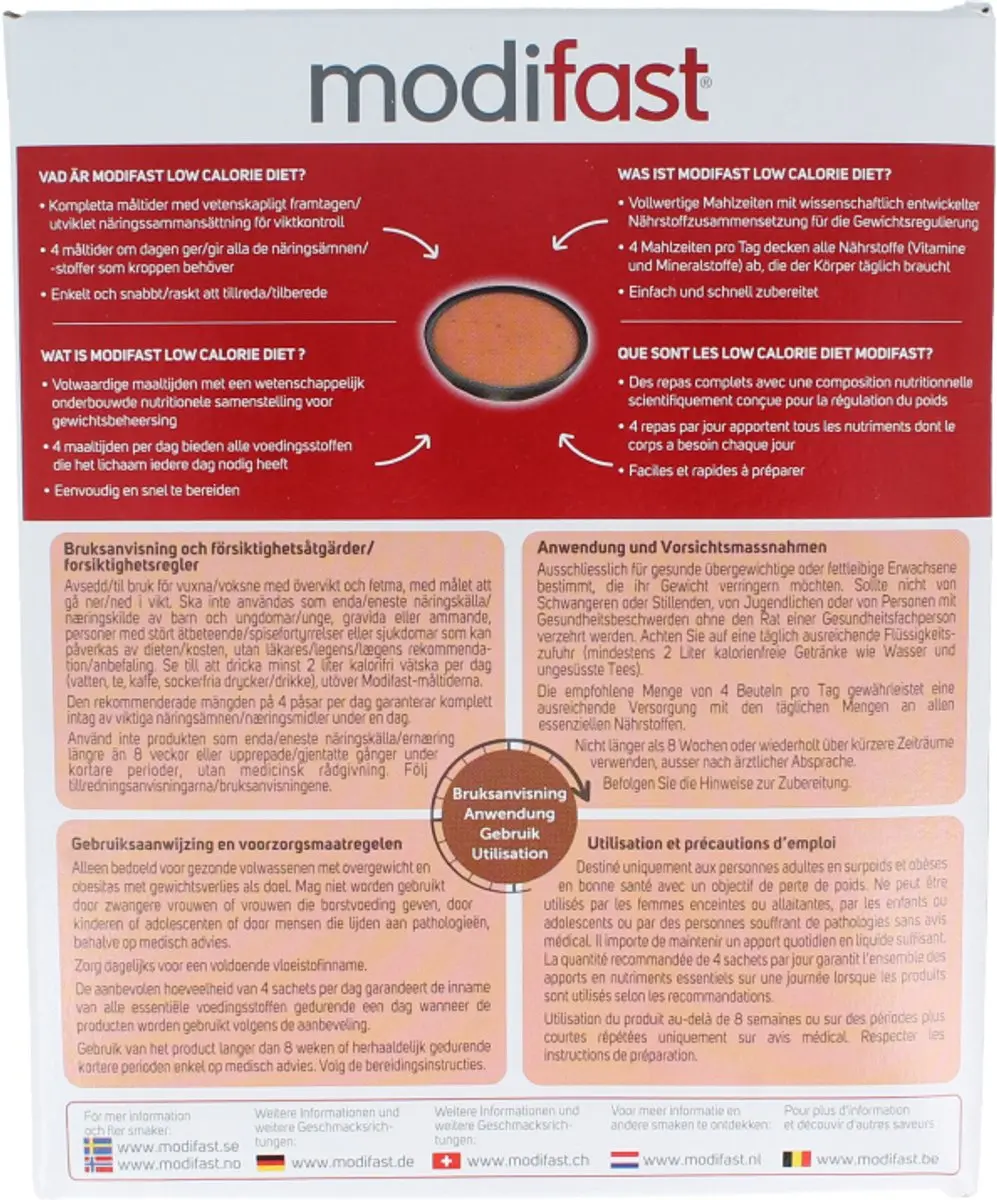 Modifast Intensive Tomatensoep - 8 Stuks