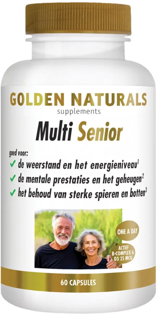Golden Naturals Multi Senior 120 Vegacapsules