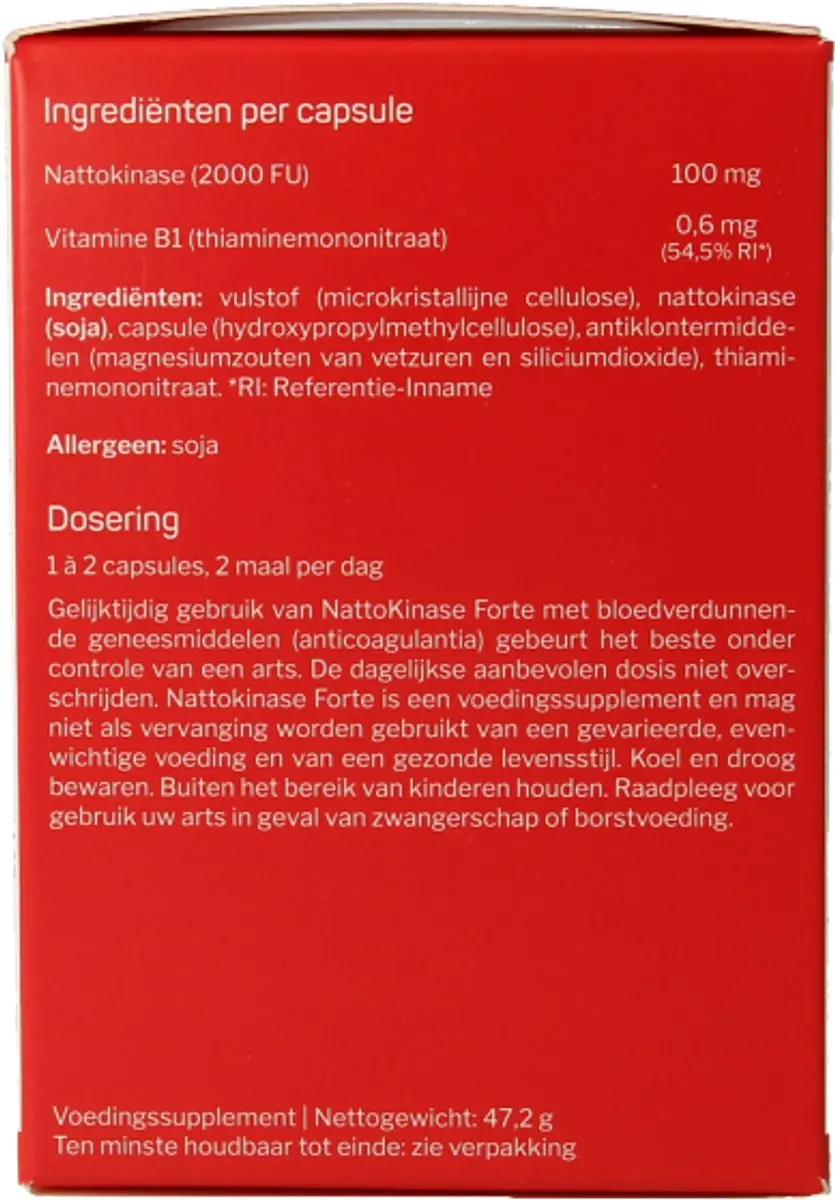 Nutrisan Nattokinase Forte 120 Capsules