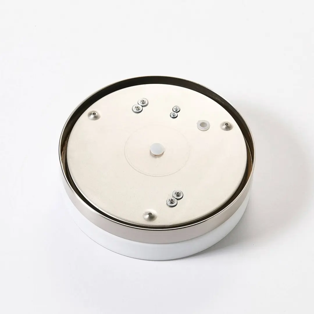 Lindby Plafondlamp Badkamer 2-Lichts - Ø23,5cm - Wit/Nikkel