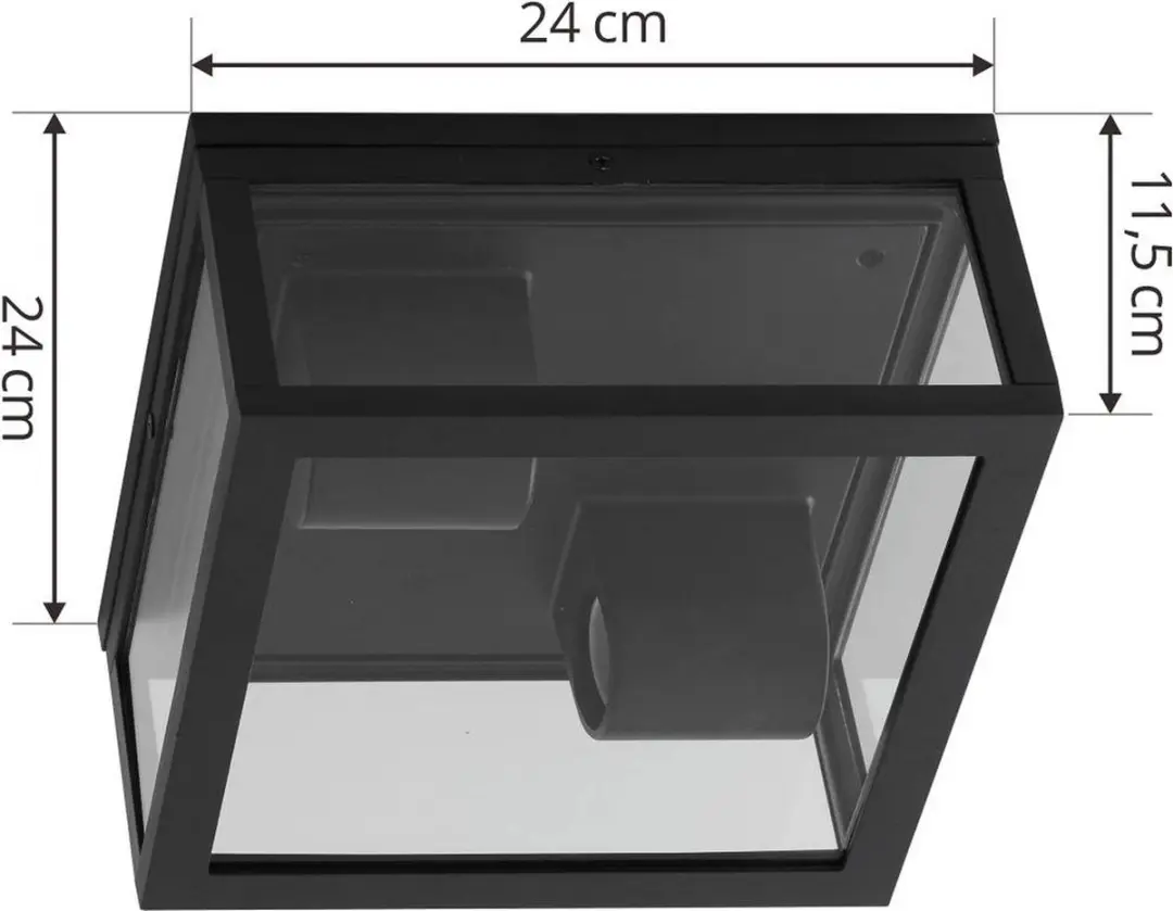 Lindby Plafondlamp 2 Lichtpunten - Zandzwart
