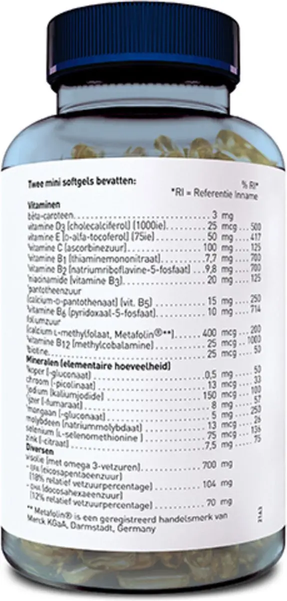 Orthica Multi Energie Multivitamine 120 Softgels
