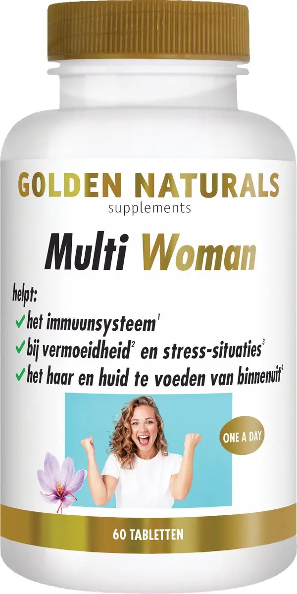 Golden Naturals Multi Woman 60 Vegetarische Tabletten