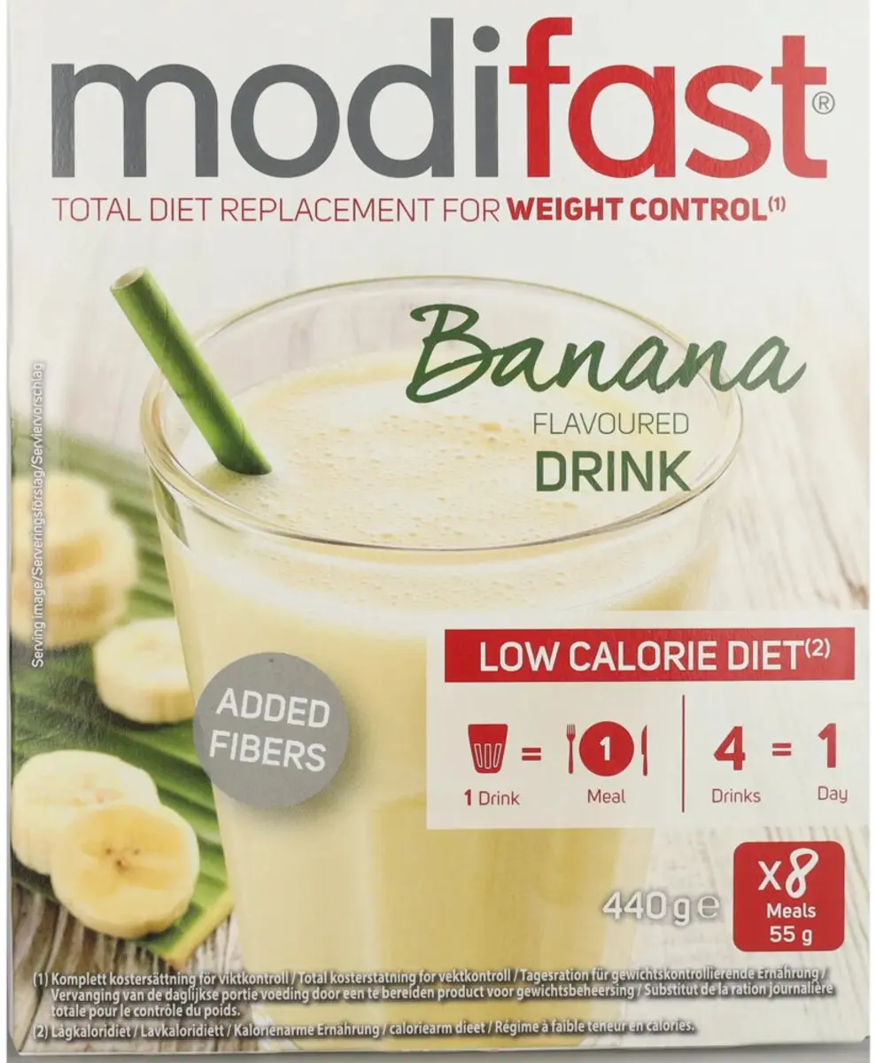 Modifast Weight Control Milkshake Banaan - 20 Stuks