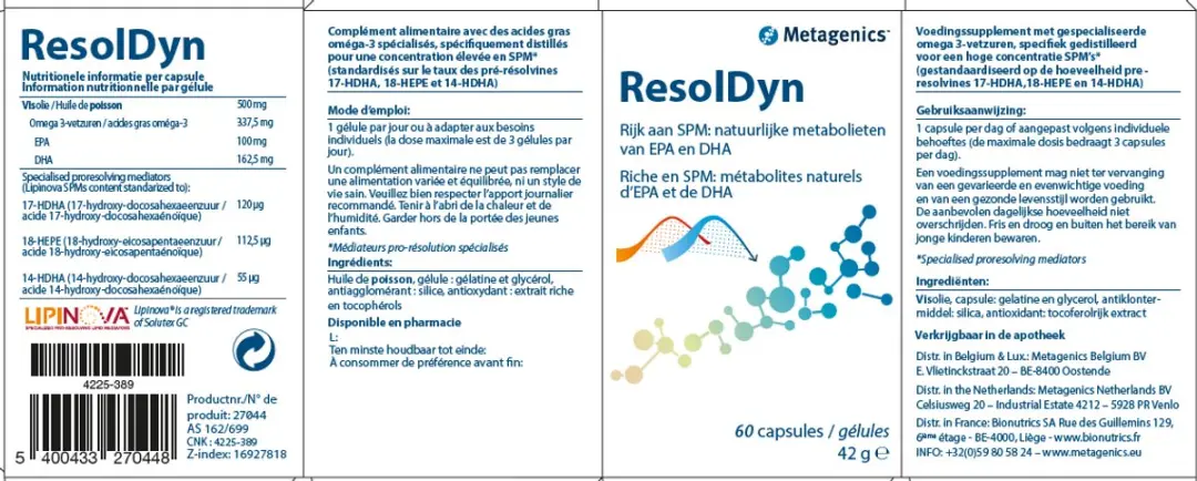 Metagenics ResolDyn 60 Capsules
