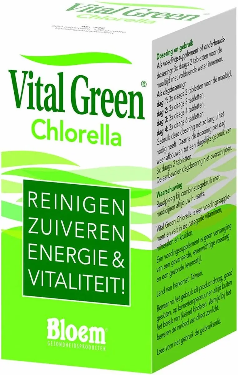 Bloem Vital Green Chlorella 600mg
