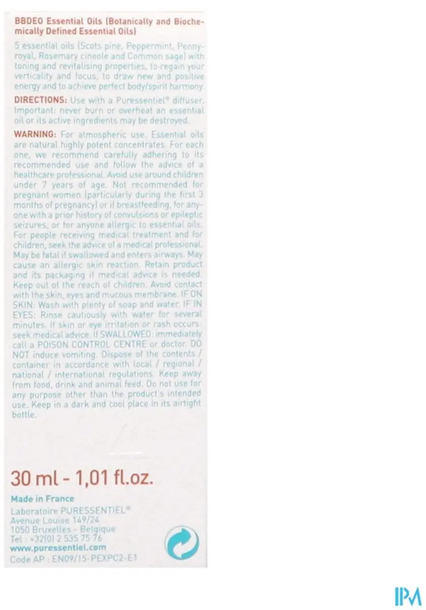 Puressentiel Etherische Olie Positieve Energie 30ml - afbeelding 6 van 6