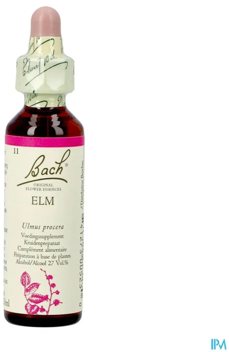 Bach Elm/Iep Bloessem Voedingssupplement 20ml - afbeelding 6 van 6