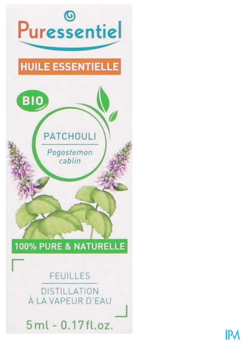 Puressentiel Patchouli Bio Essentiële Olie 5ml