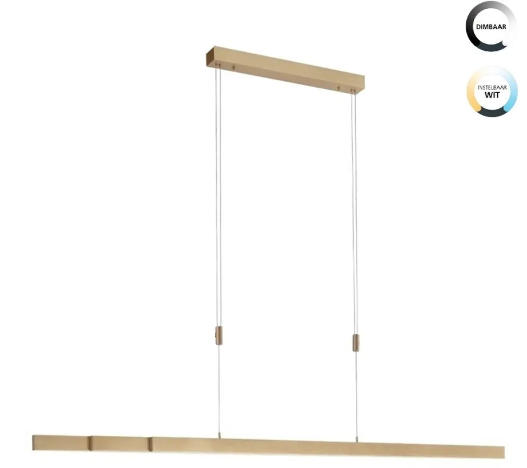 Paul Neuhaus Juliet Hanglamp 3 Lichts 120cm - Goud