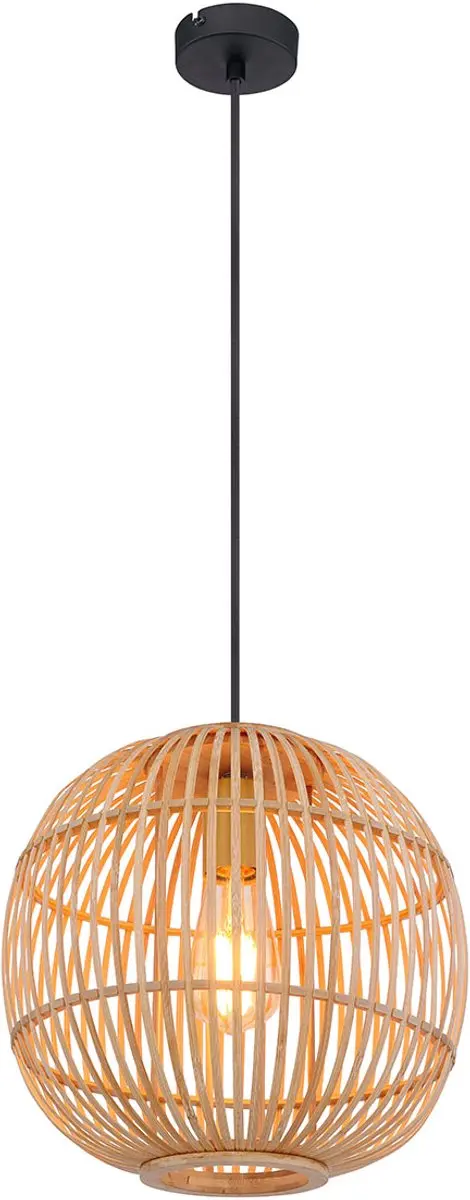 Globo Hildegard Hanglamp - Bruin Ø30cm