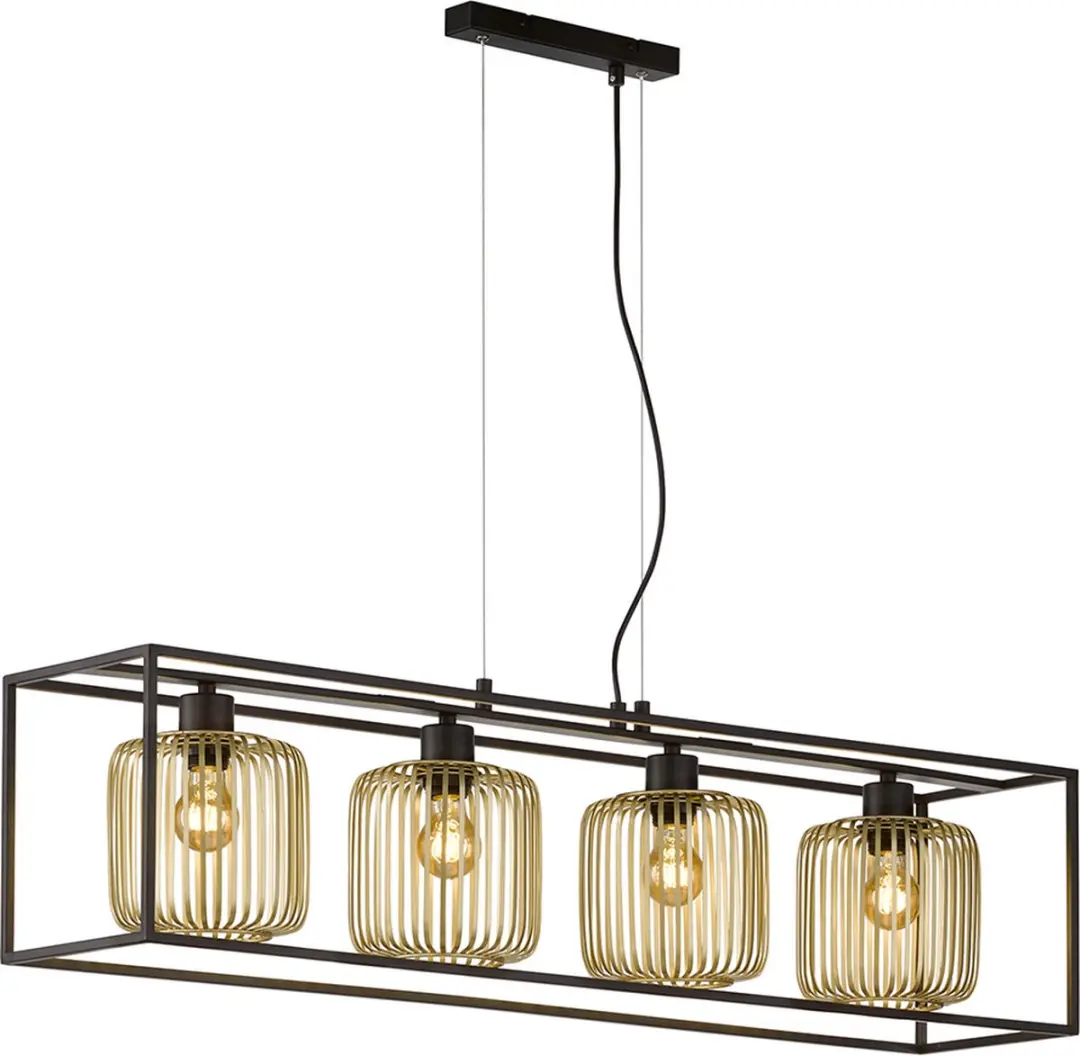 Fischer & Honsel Caydo Hanglamp 4x E27