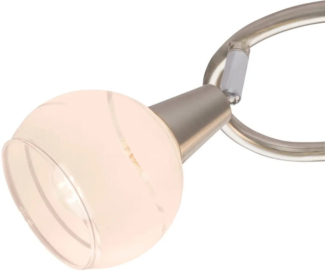 Globo Elliott Spot 3-delig Nikkel Ø25cm E14 LED