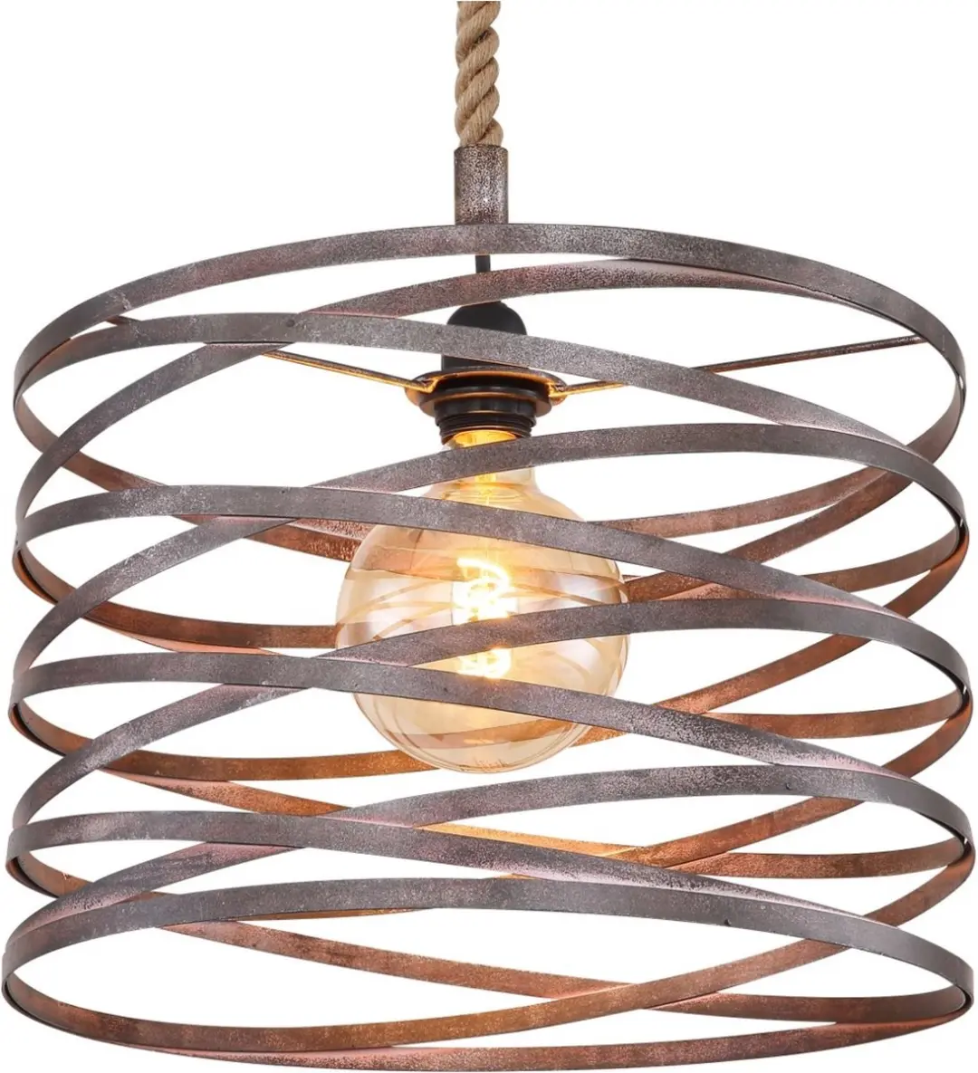 Globo Marco Hanglamp - Ø40cm - Zwart