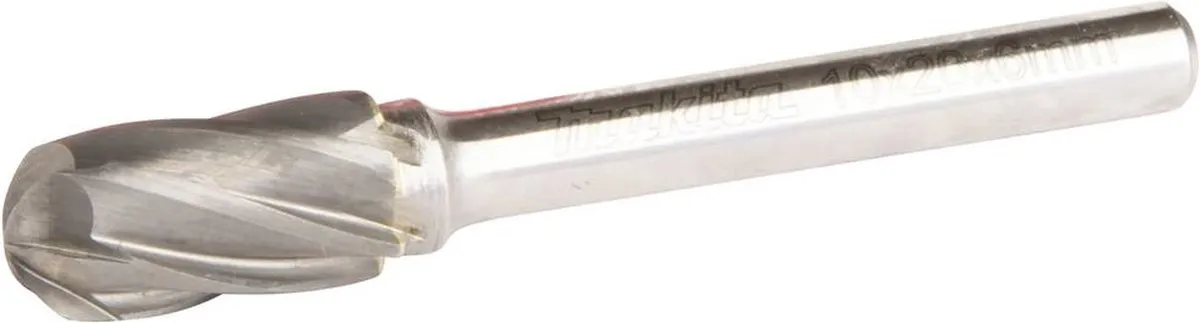 Makita B-52766 Hardmetalen Stiftfrees 20x6x10mm - Aluminium/Non-ferro