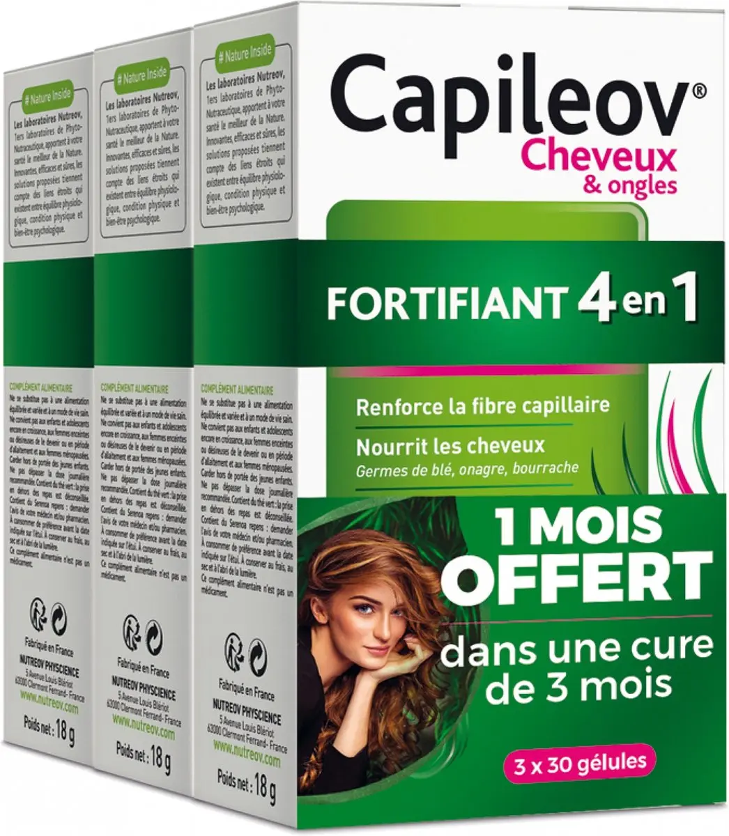 Nutreov Capileov Versterkend Tripack Capsules