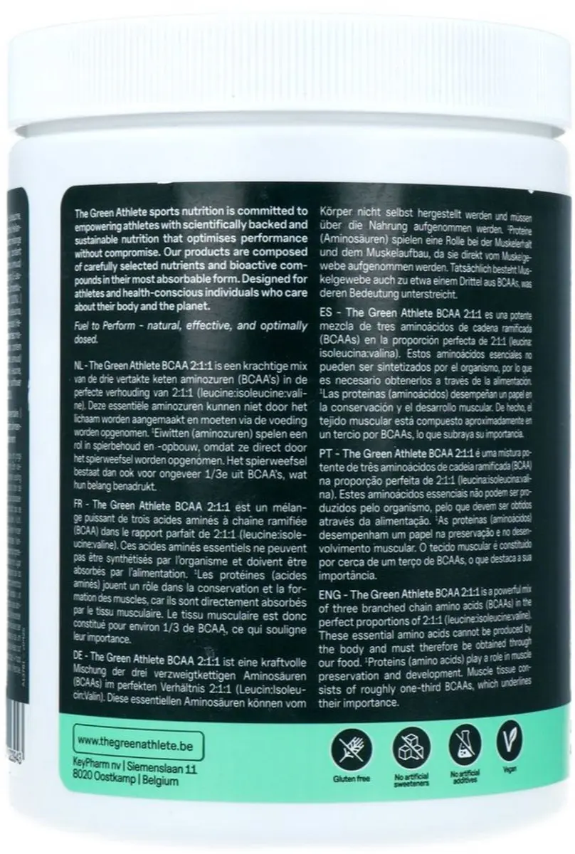 The Green Athlete BCAA 400g