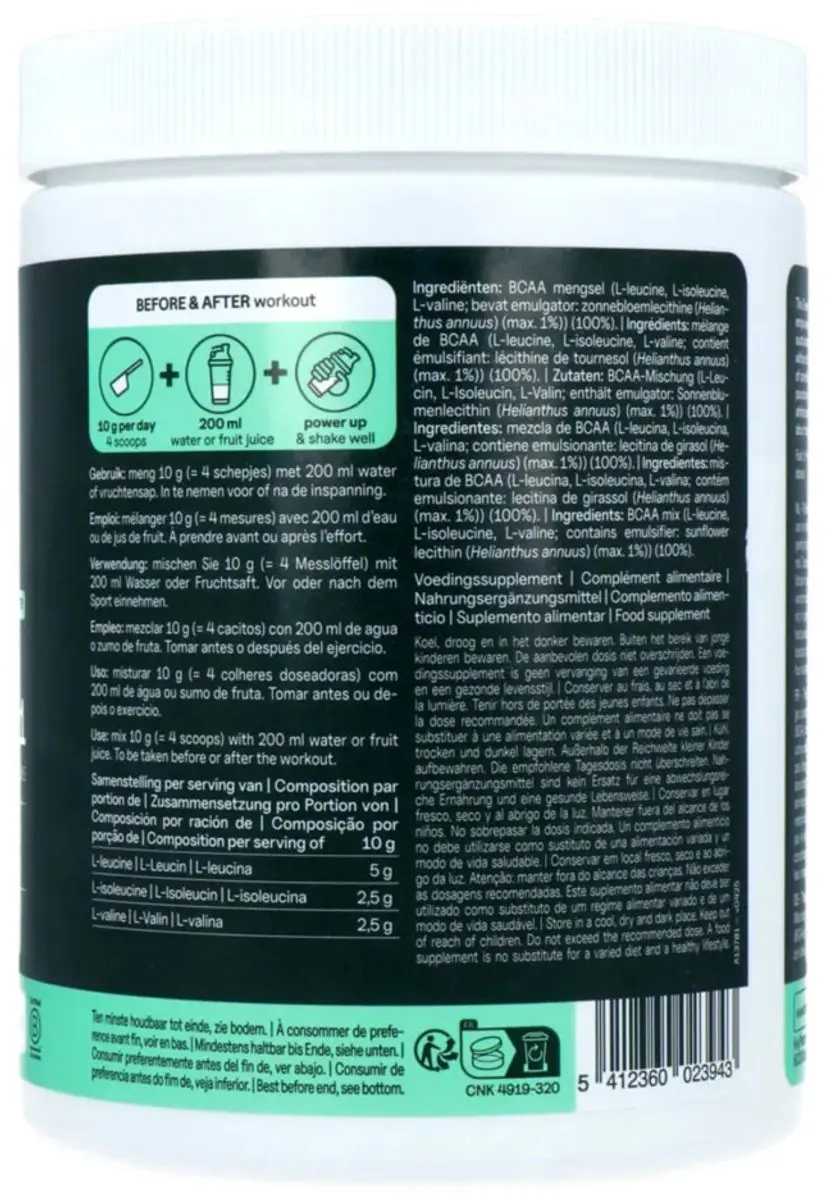 The Green Athlete BCAA 400g