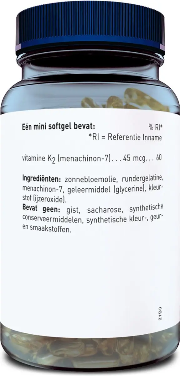 Orthica K2 Vitamine K 60 Mini Softgels
