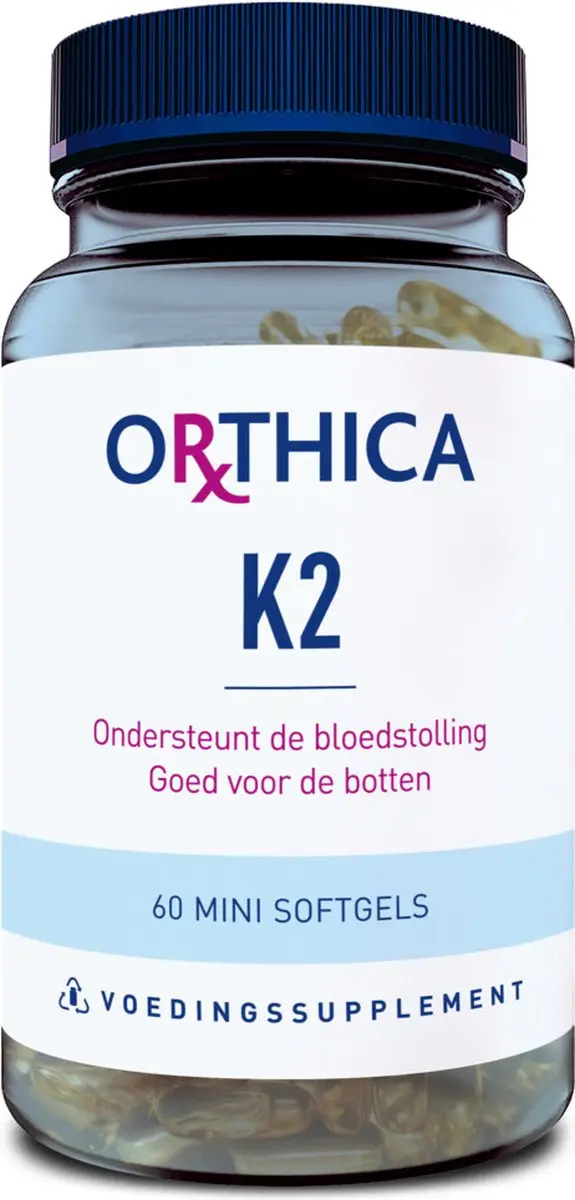 Orthica K2 Vitamine K 60 Mini Softgels