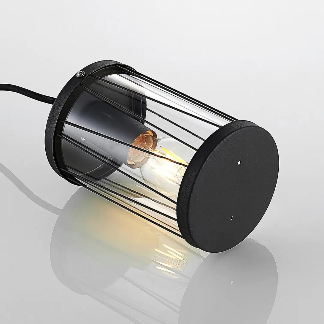Lindby Hanglamp Buiten 1 Licht E27 40W - Donkergrijs