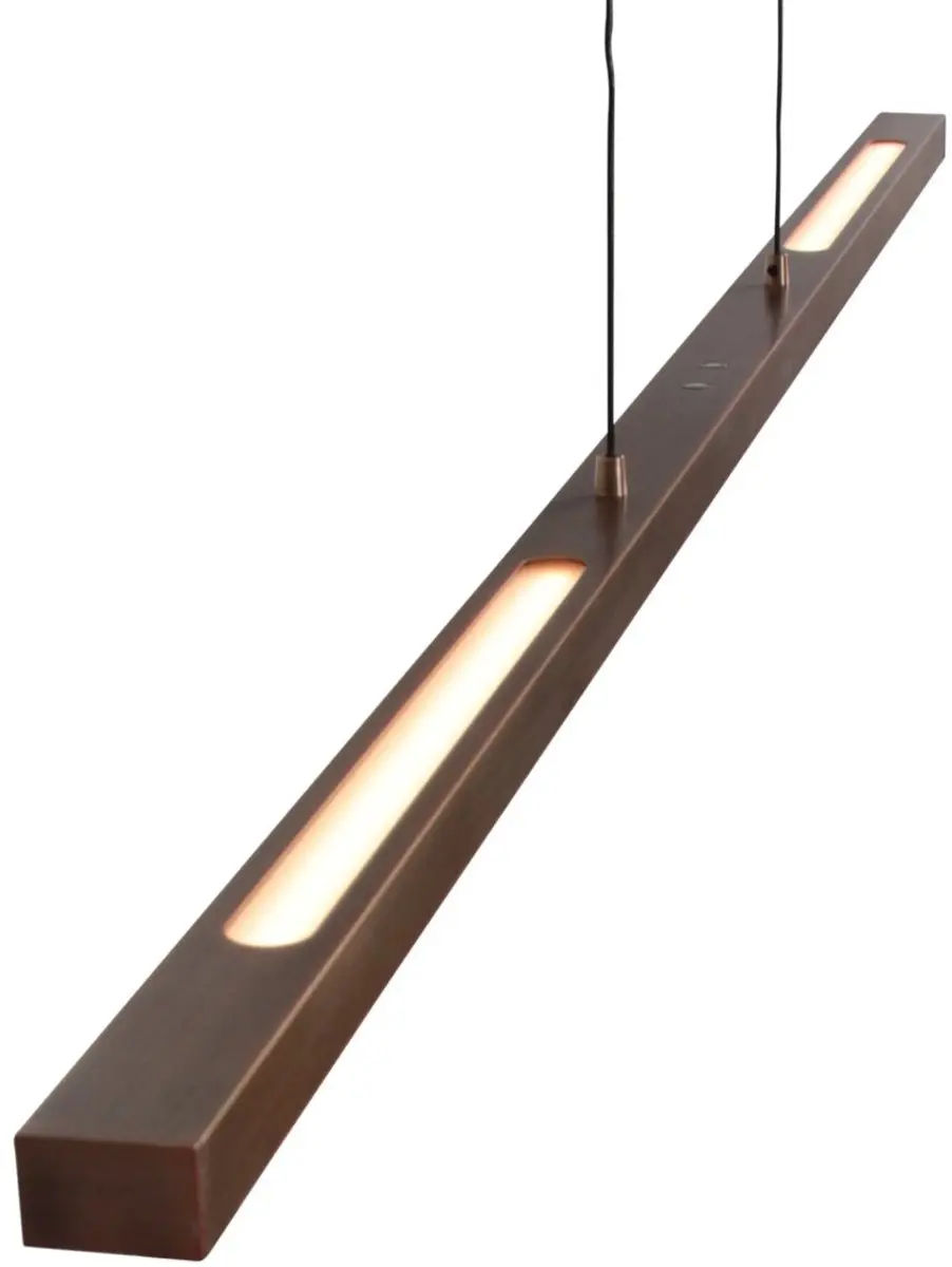 Steinhauer Hanglamp Bande 3994BR - 3 Lichtpunten - 114cm - Bruin