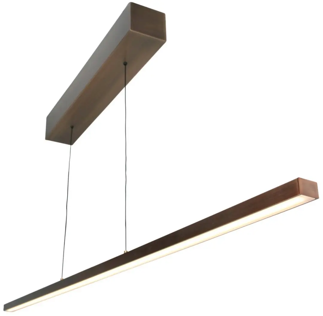 Steinhauer Hanglamp Bande 3994BR - 3 Lichtpunten - 114cm - Bruin - afbeelding 6 van 6