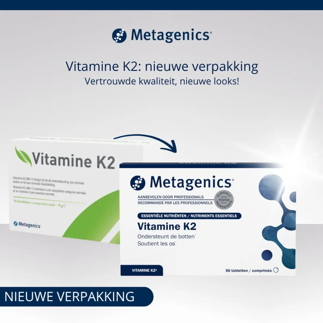Metagenics Vitamine K2 56 tabletten