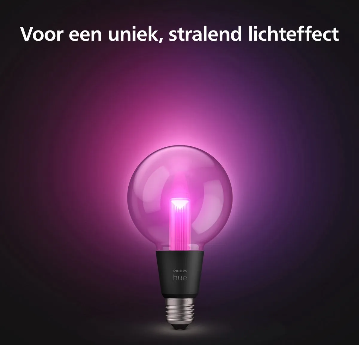 Philips Hue Lightguide Hanglamp Zwart - E27 RGBW