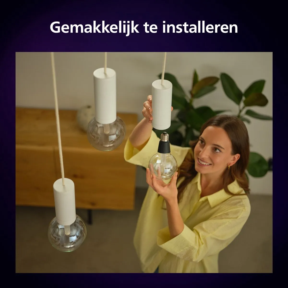 Philips Hue Lightguide Hanglamp Zwart - E27 RGBW