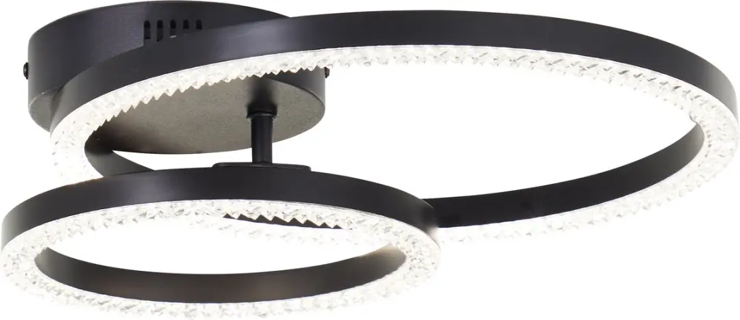 Brilliant Aurelia Plafondlamp 18W - 4000K - Zwart - afbeelding 6 van 6