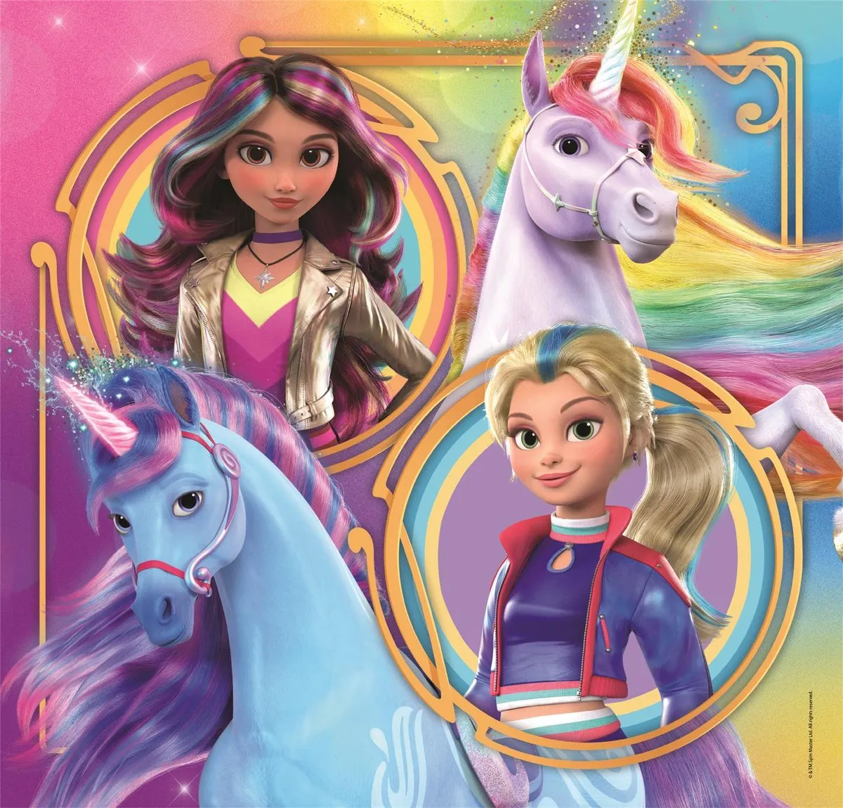 Clementoni Unicorn Academy Puzzel 144 Stuks - Multikleur