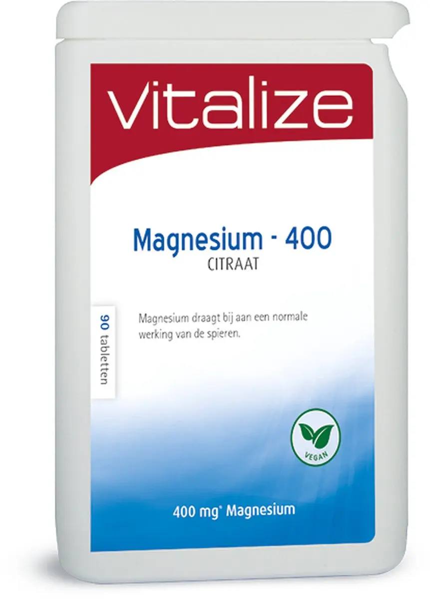 Vitalize Magnesium 400 Citraat 120 Tabletten