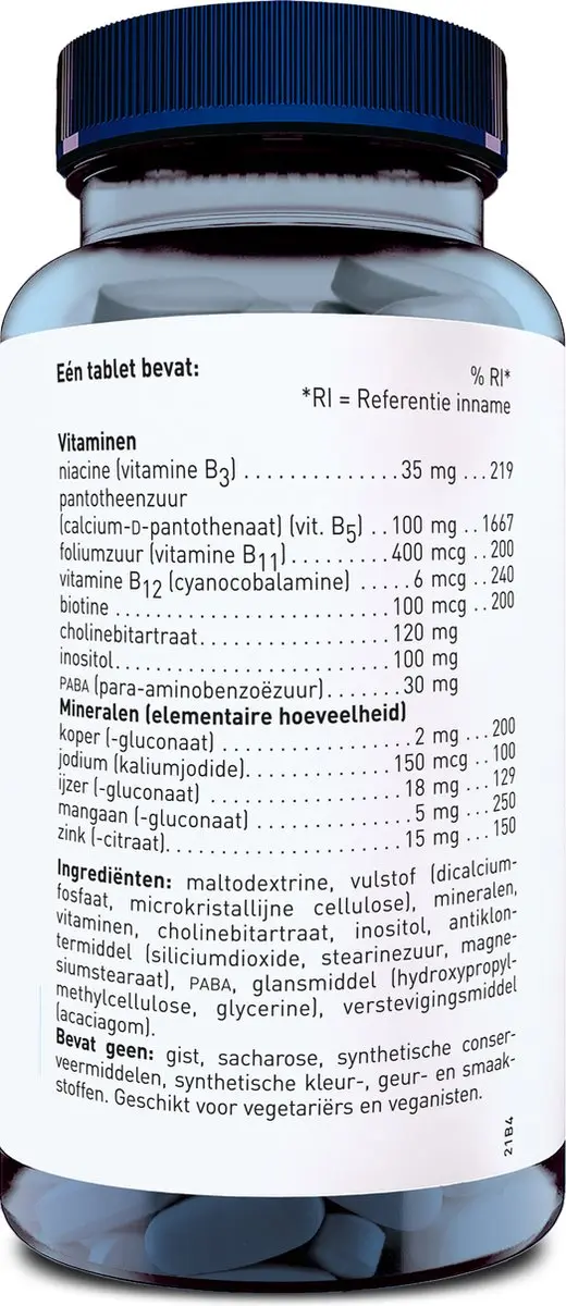 Orthica Hair Skin & Nail Kare Voedingssupplement 60 tabletten