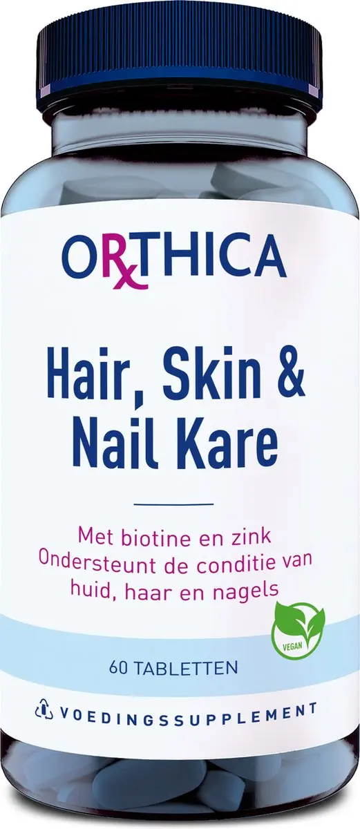 Orthica Hair Skin & Nail Kare Voedingssupplement 60 tabletten