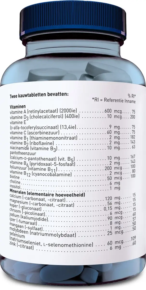 Orthica Dino Multi Kauwtabletten 120 Stuks
