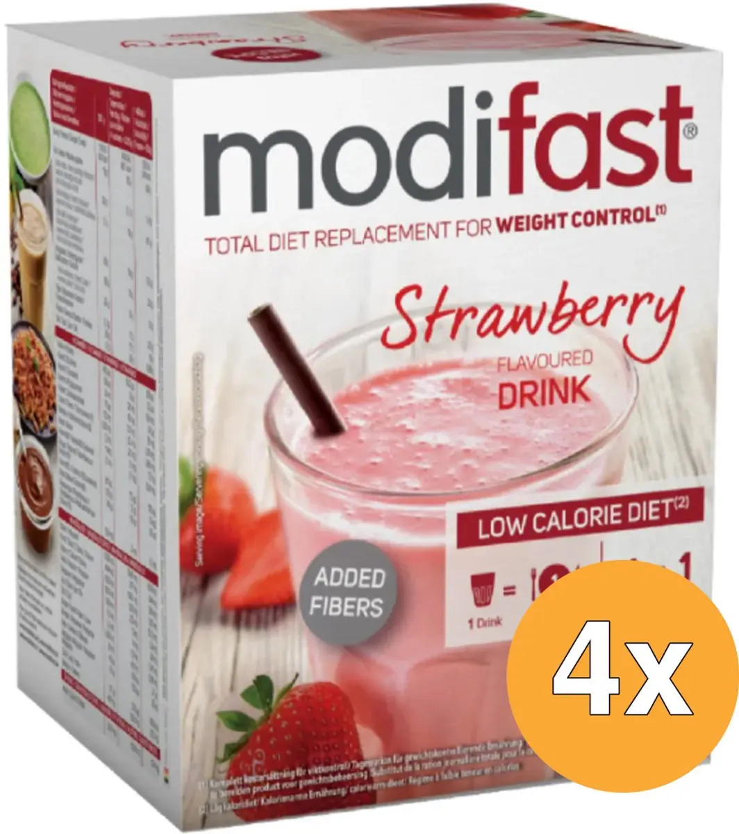 Modifast Weight Control Milkshake Aardbei - 20 Stuks