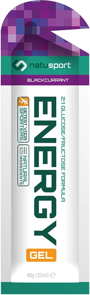 Natusport Energy Gel Blackcurrant - 12 Stuks