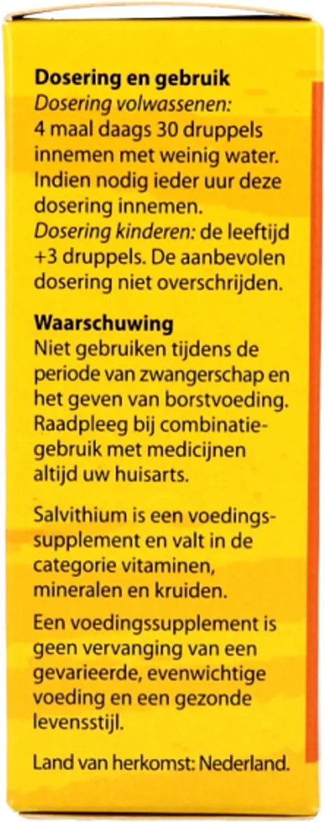 Bloem Salvithium Voedingssupplement 50ml