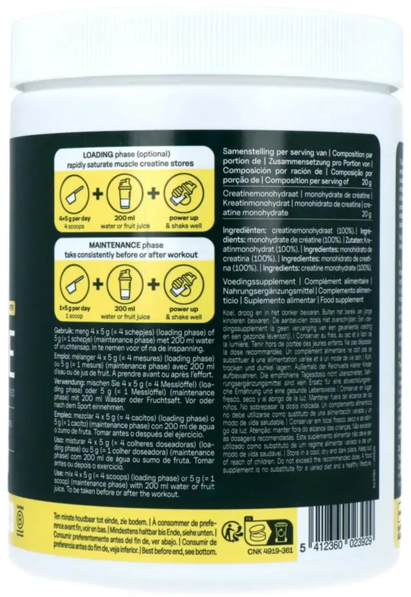 The Green Athlete Creatine 400g
