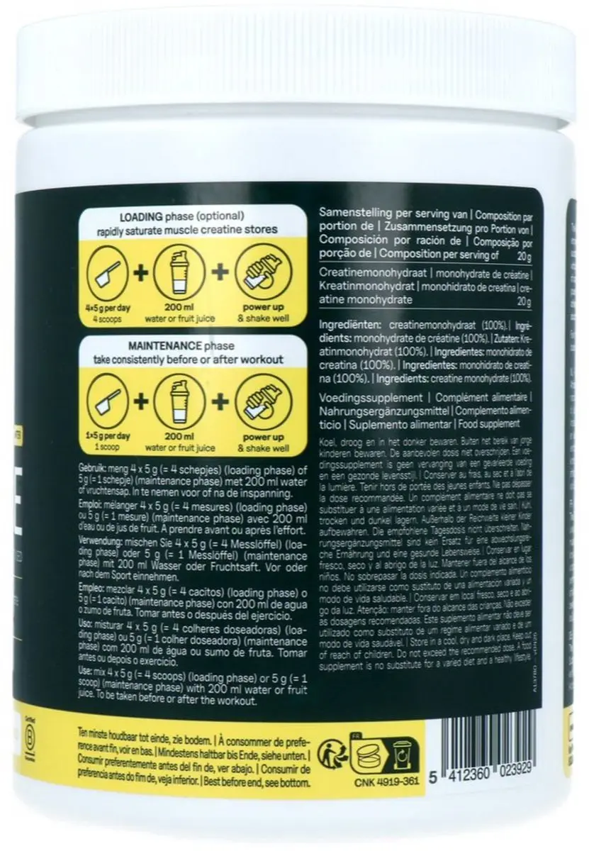 The Green Athlete Creatine 400g