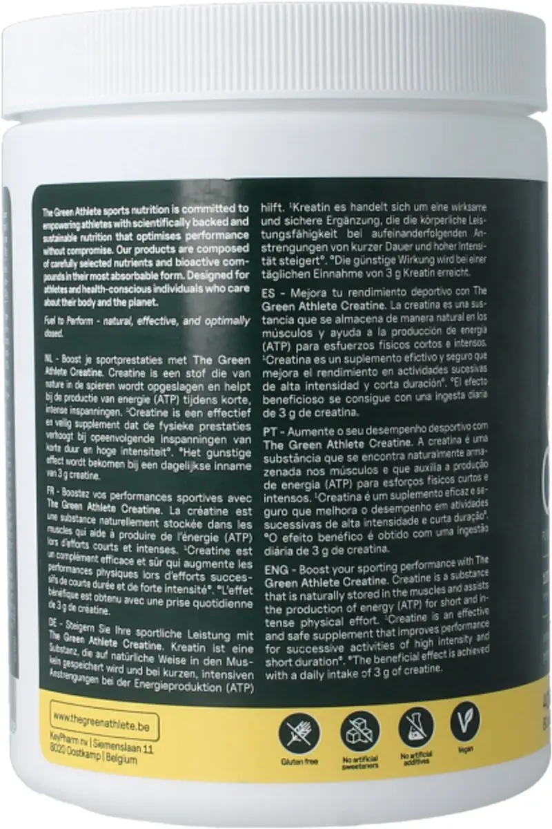 The Green Athlete Creatine 400g