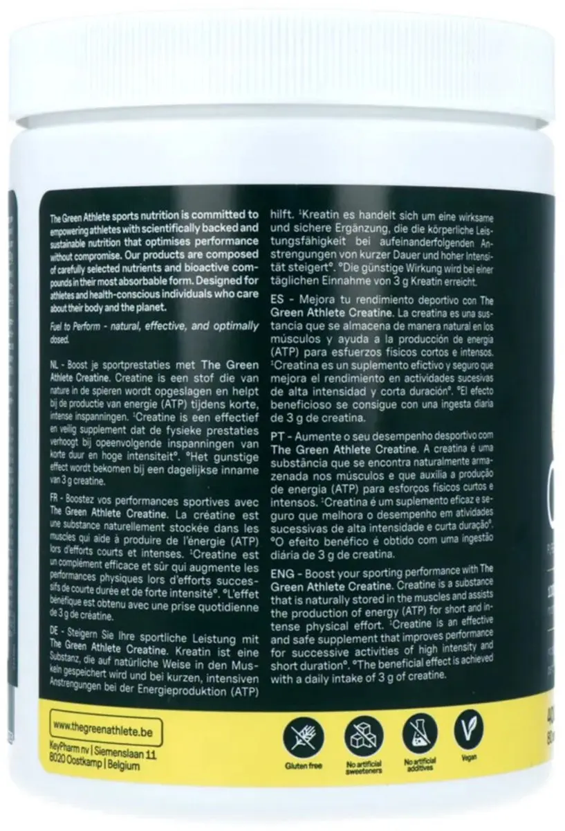 The Green Athlete Creatine 400g