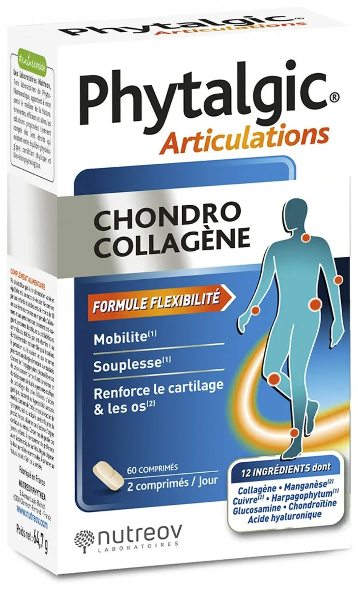 Nutreov Phytalgic Articulations Chondro Collagène 60 Comprimés