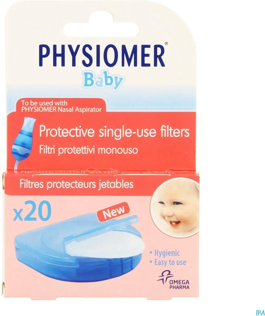 Physiomer Filters - 20 Stuks