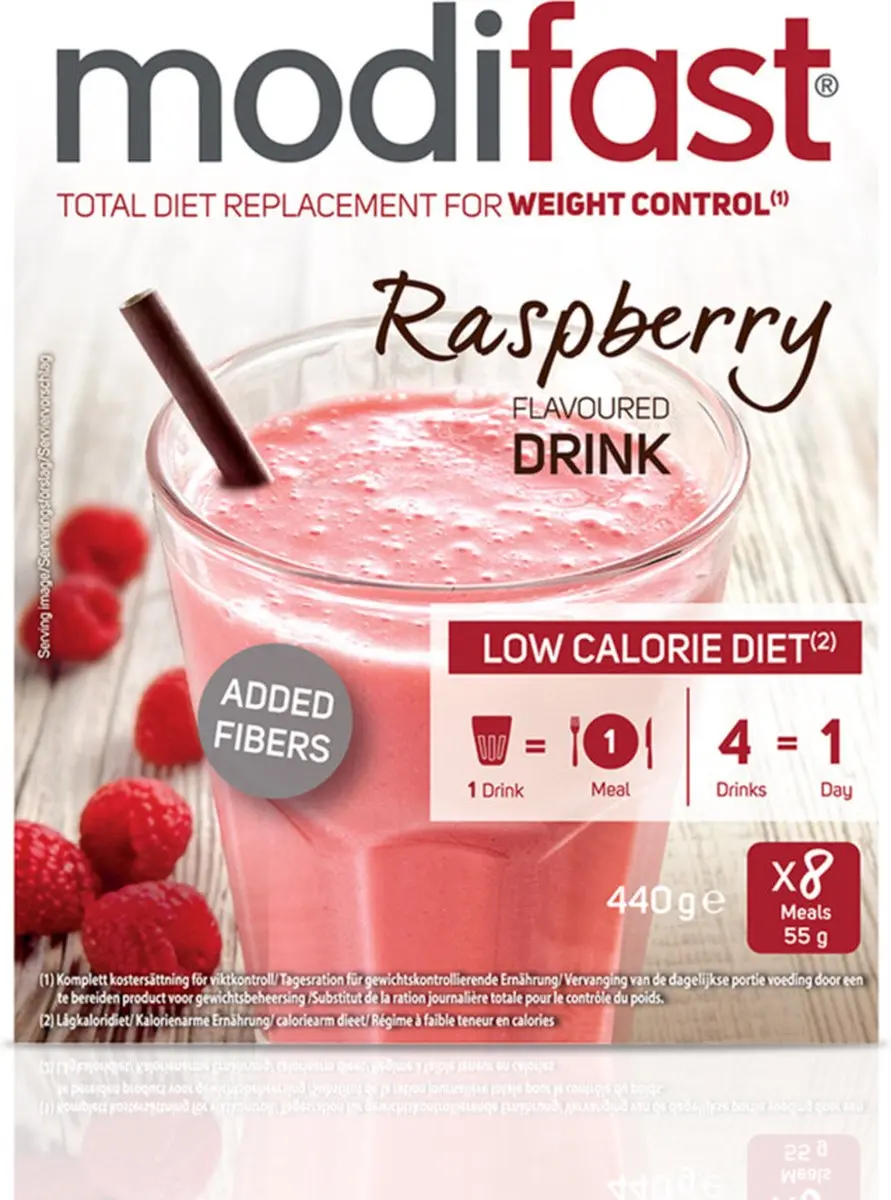 Modifast Weight Control Milkshake Framboos - 32g