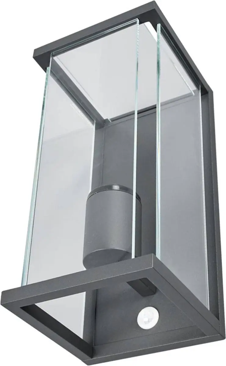 Lucande Wandlamp Buiten 1 Licht E27 - 29cm - Donkergrijs