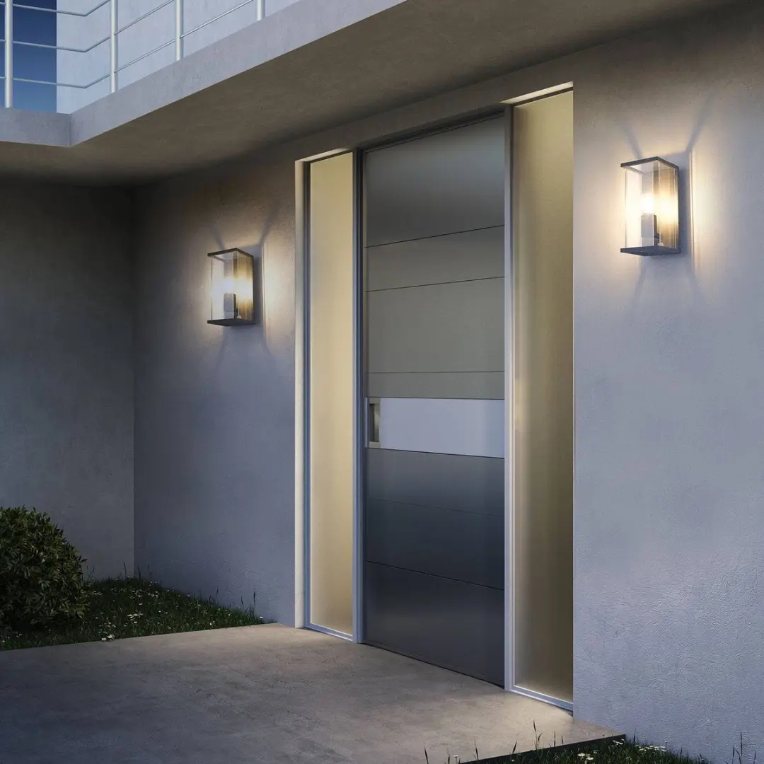 Lucande Wandlamp Buiten 1 Licht E27 - 29cm - Donkergrijs