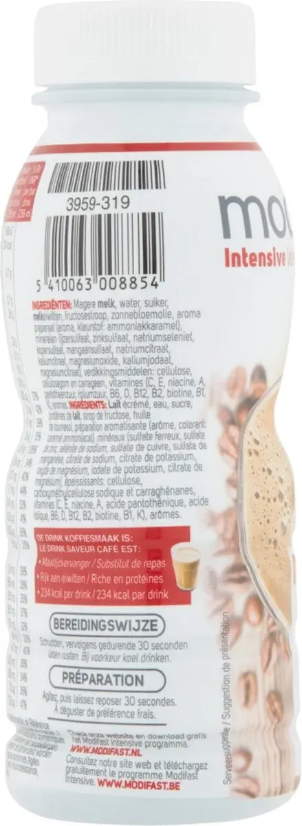 Modifast Intensive Koffie Drink 236g - 8 Stuks